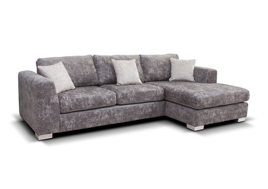 Madera Chaise Sofa - Platinum