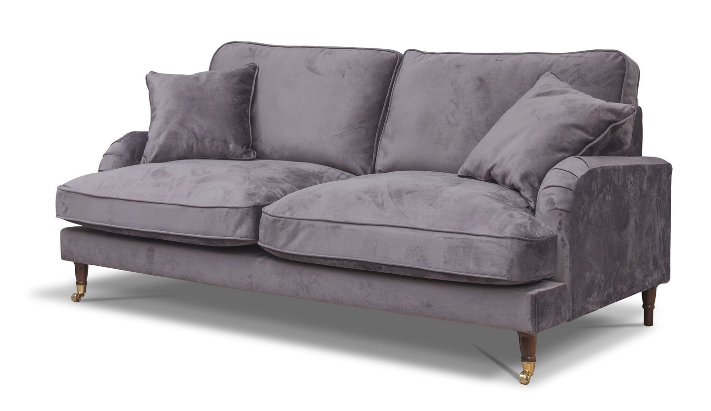 Rupert Fabric Sofa - Steel