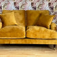 Rupert Fabric Sofa - Mustard